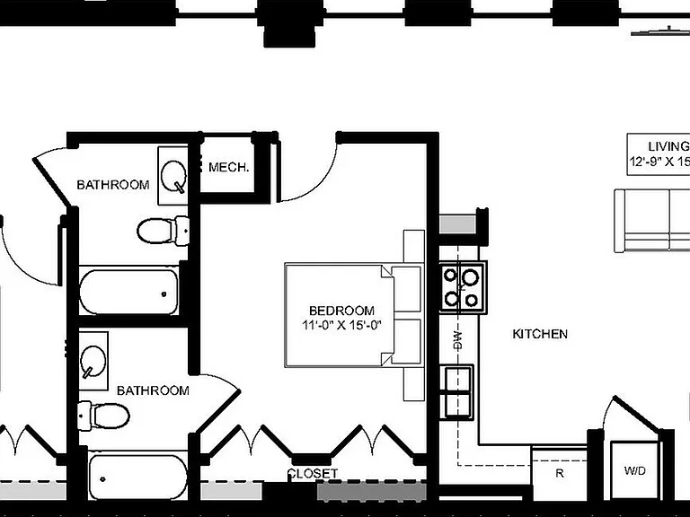 2 Bedroom - Unit 1005