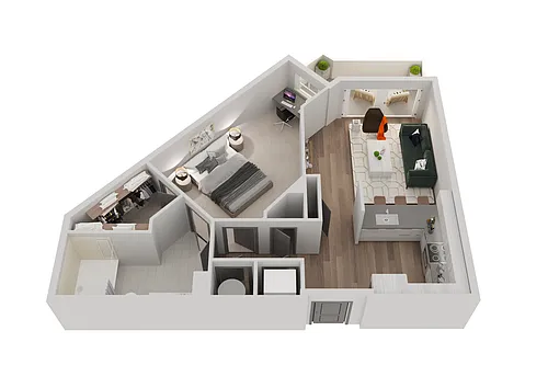 Floor plan 1B