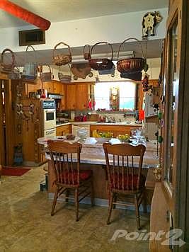 Kitchen with breakfast far