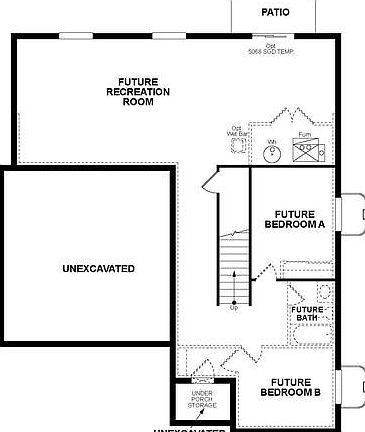 Unfinished Basement Floor Plan