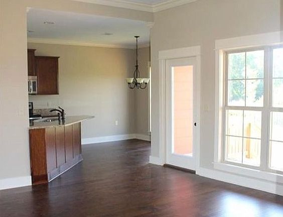 Open kitchen/living area