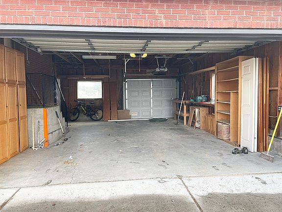 2 car garage w/back entry