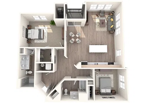 Floor plan 2B3