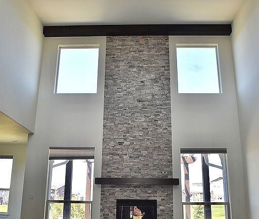 Custom stone and beamwork