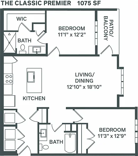 Floor plan Classic Premier B1b