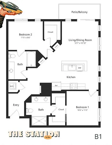 Floor plan B1