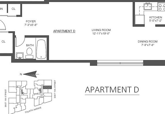 2nd image of 85 4th Ave APT 4D