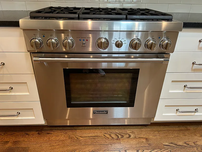 Thermador gas stove.