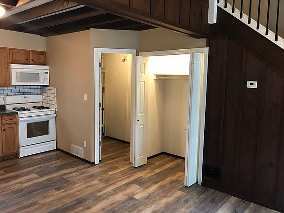 Furnace room (left) and closet.
