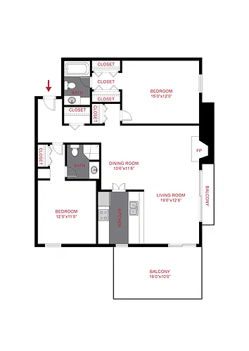 Floor plan Prestbury