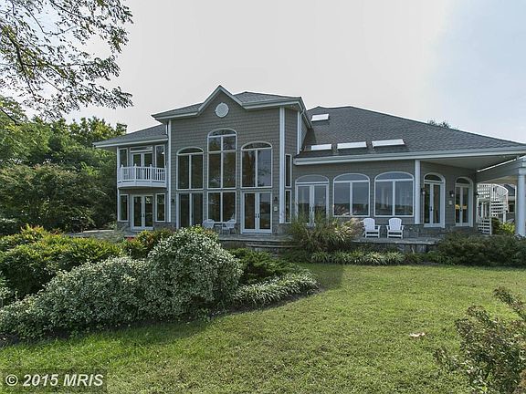 Waterfront side of main home