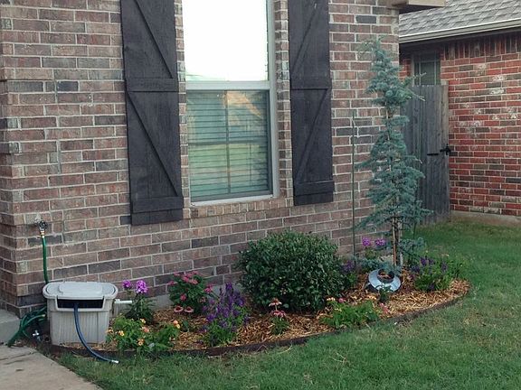 Front flower bed