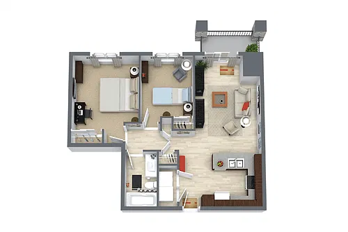 Floor plan Hampton