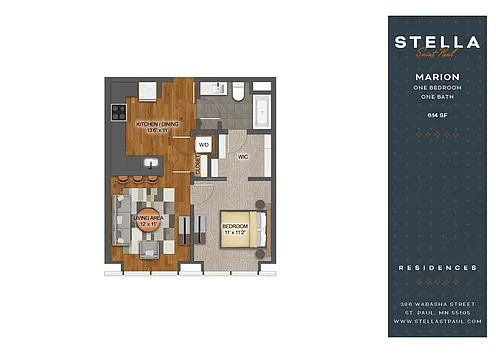 Floor plan Marion