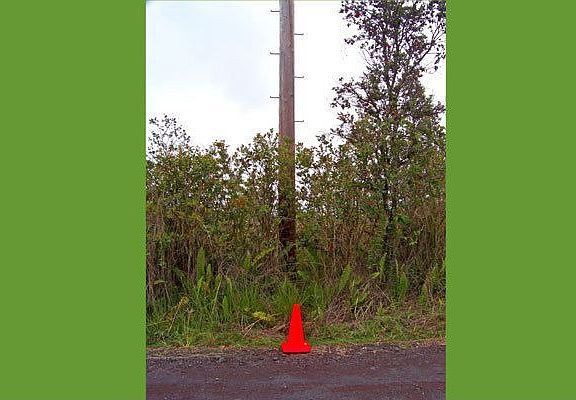 Pole #5, approximate left hand boundary of lot 70.