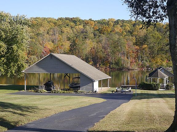 Boat dock and driveway