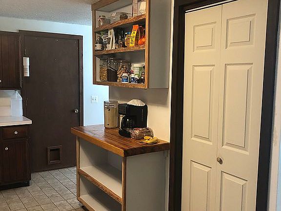 Pantry behind the door 