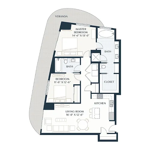 Floor plan B2