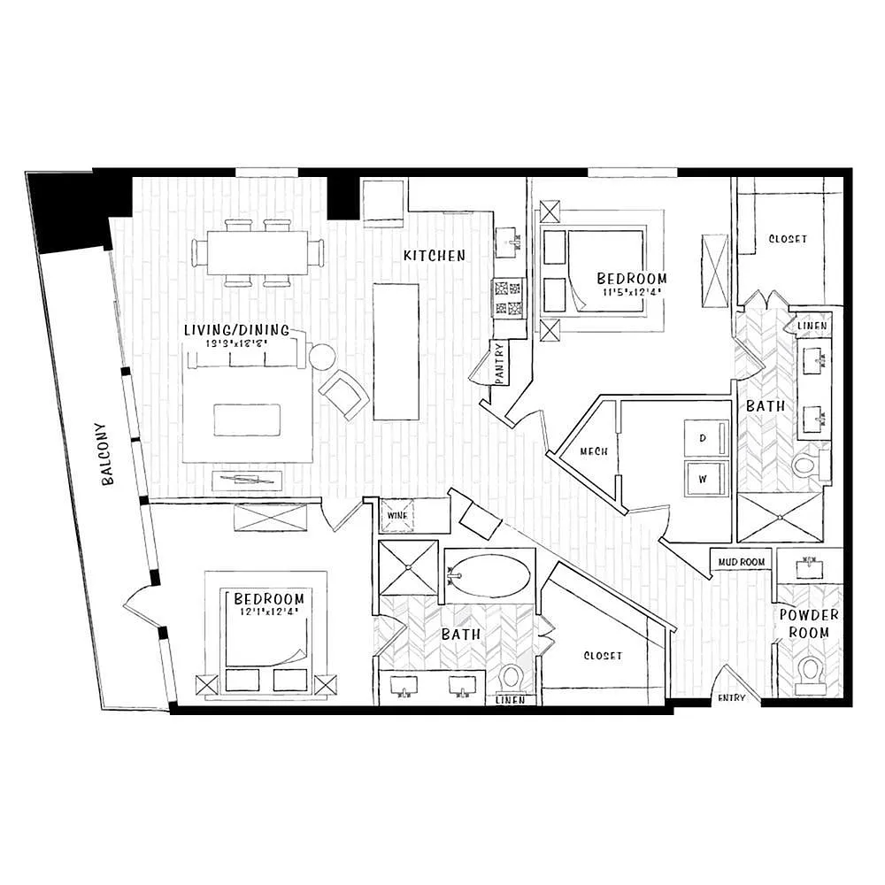 Floor plan B5