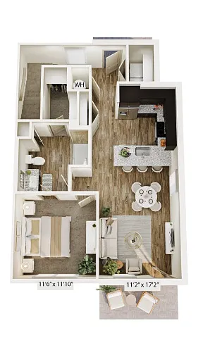 Floor plan SFR B1