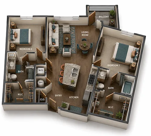 Floor plan B3