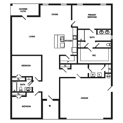 Floor plan 3 x 2 The Escape C1SFsi