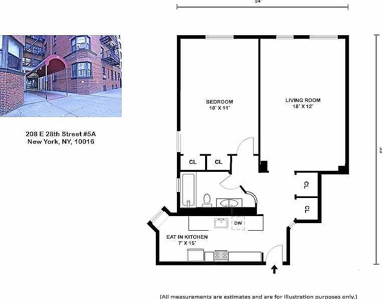 1st image of 208 E 28th St APT 5A