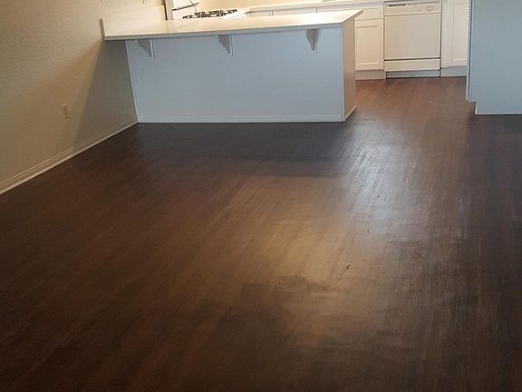 remodeled living room/kitchen