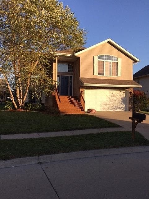 Front of the house - 2 car attached garage