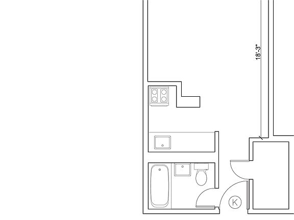 2nd image of 154 W 70th St APT 8K
