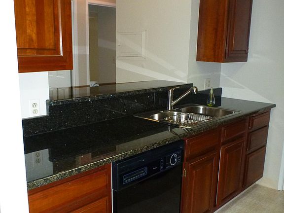 Kitchen with granite counter tops