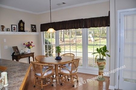 Bright open eating area