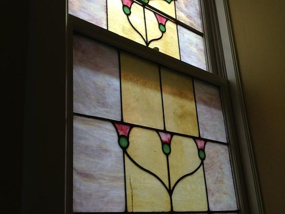 Main Stairwell Stainglass Window