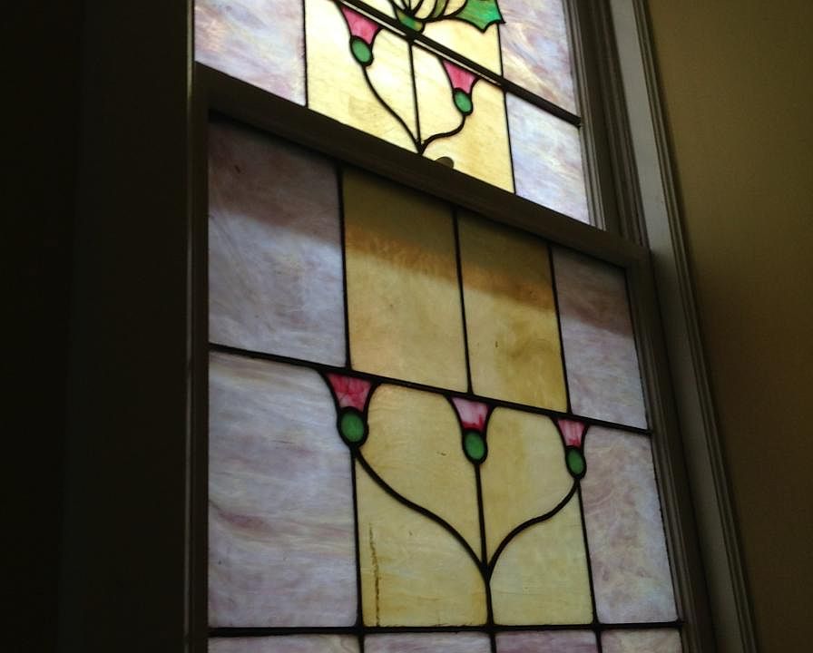 Main Stairwell Stainglass Window