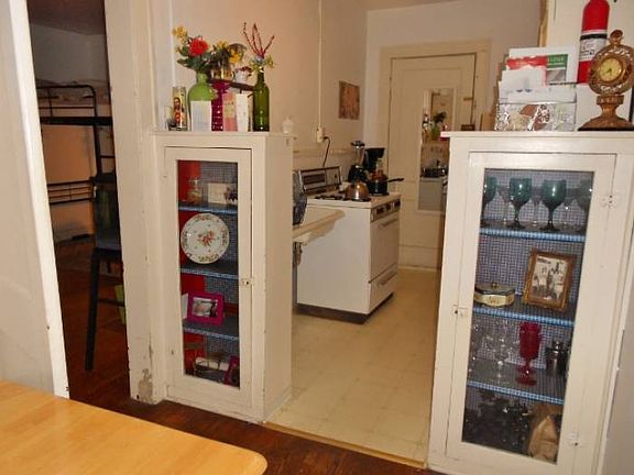 kitchen and cabinets