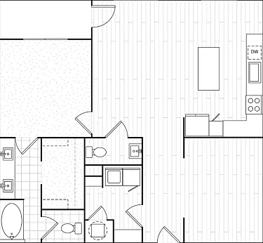 B2 One Bedroom + Den B2 One Bedroom + Den