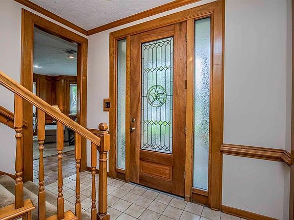 This home boasts handsome custom millwork and trim throughout.