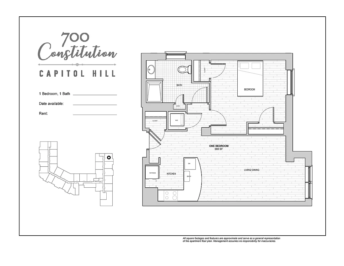 Floor plan 1B 1B T20