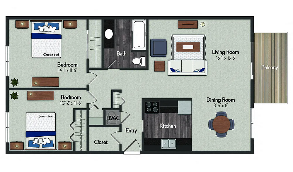 Floor plan Bemis