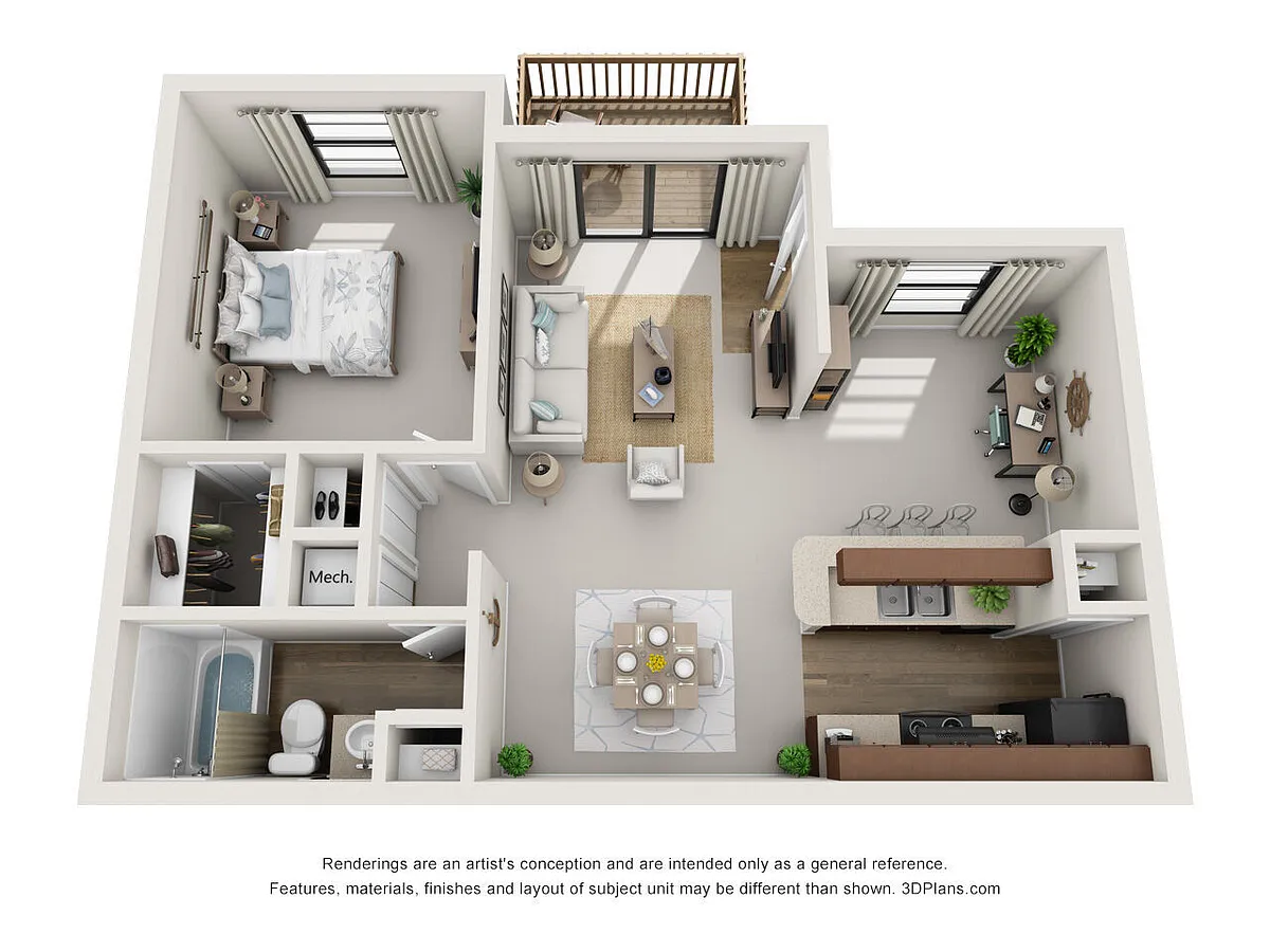 Floor plan A3 Renovated