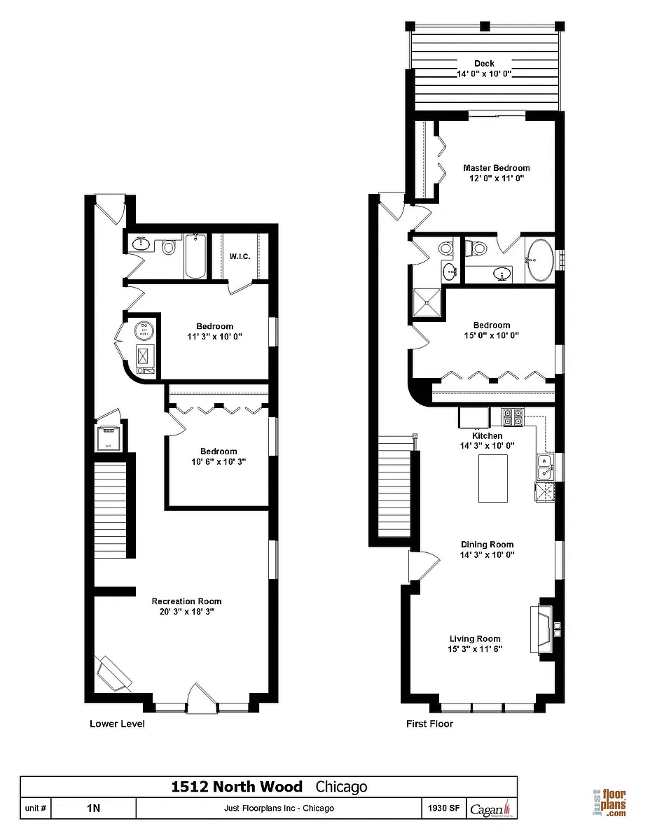 Floor plan Four Bedroom
