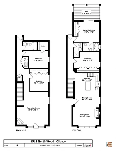 Floor plan Four Bedroom