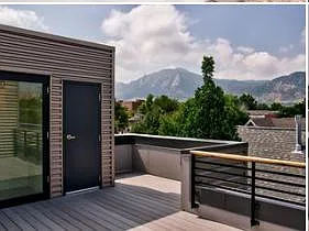 rooftop deck view west