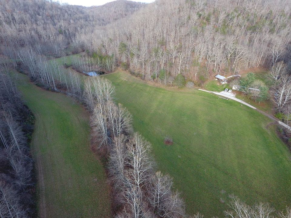 Drone shot from south boundary facing northeast