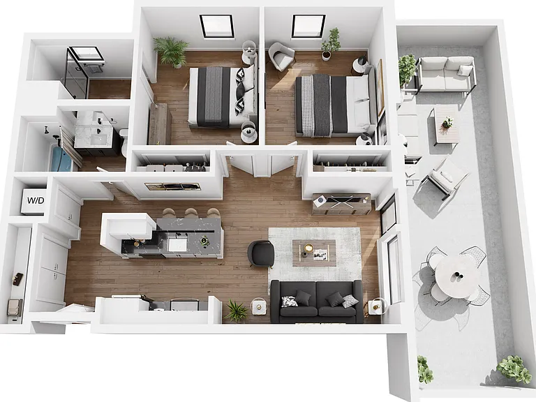 2.B floor plan Hudson West