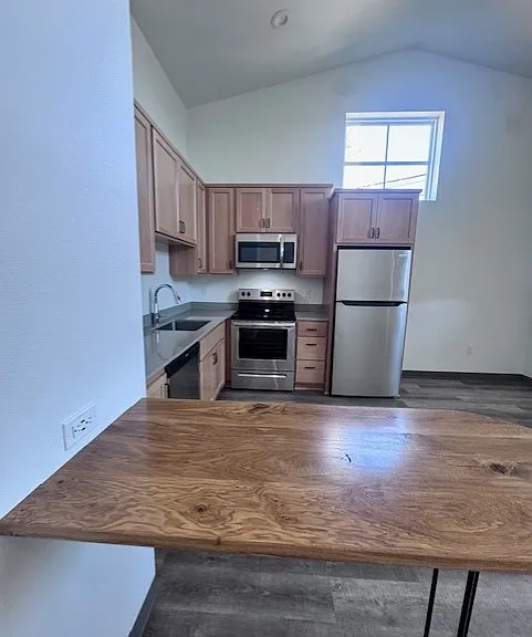 Notice the craftsmanship on the table and cabinets.