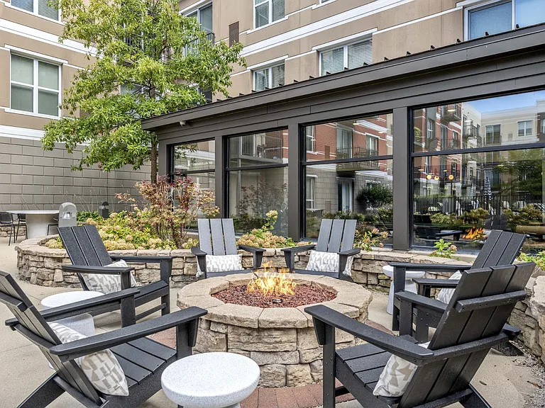 Outdoor Fire Pit at Avant at the Arboretum Apartments in Lisle, IL 60532