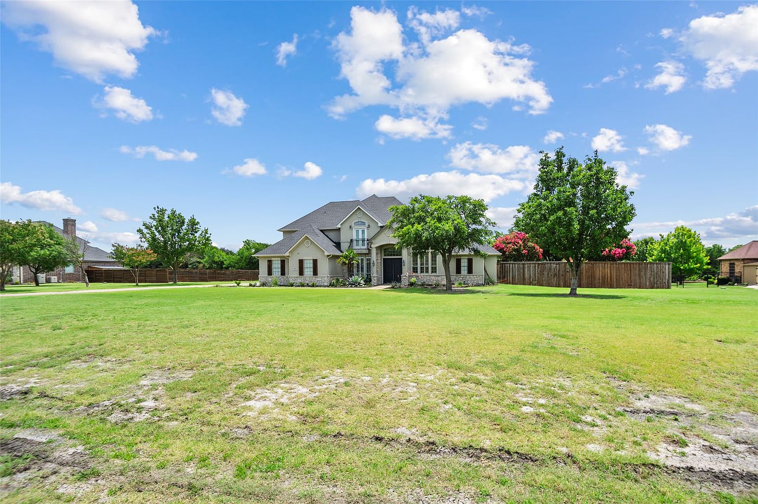 Spacious family home with kitchen and living area