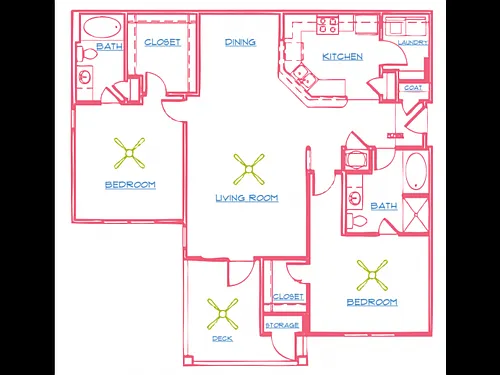 Floor plan Pipevine