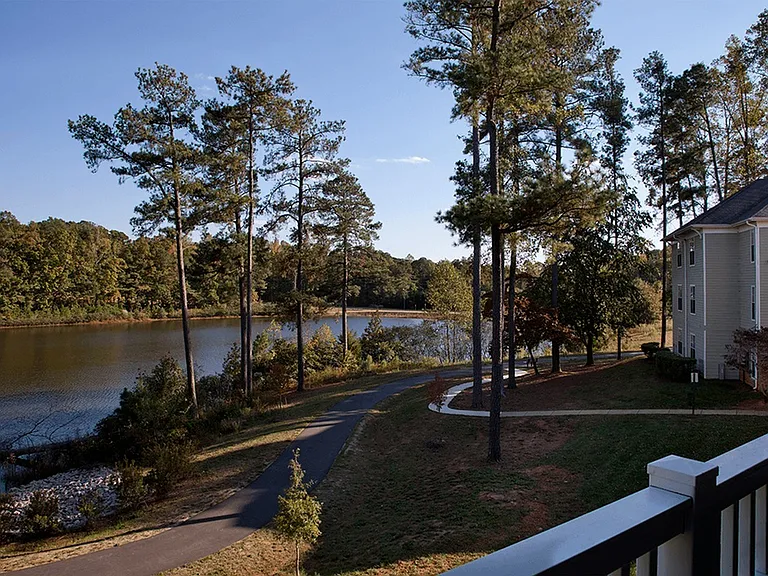 Nature's beauty surrounds our picturesque lake